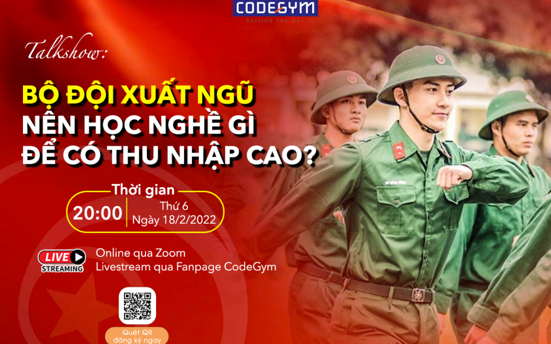 Talkshow: “Bộ đội xuất ngũ nên học nghề gì thu nhập cao?”