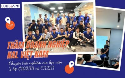 Chuyến thăm doanh nghiệp NAL Việt Nam của các bạn học viên CodeGym Hà Nội￼