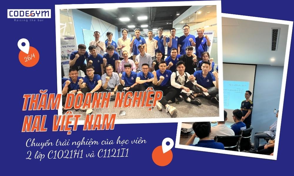 Chuyến thăm doanh nghiệp NAL Việt Nam của các bạn học viên CodeGym Hà Nội￼