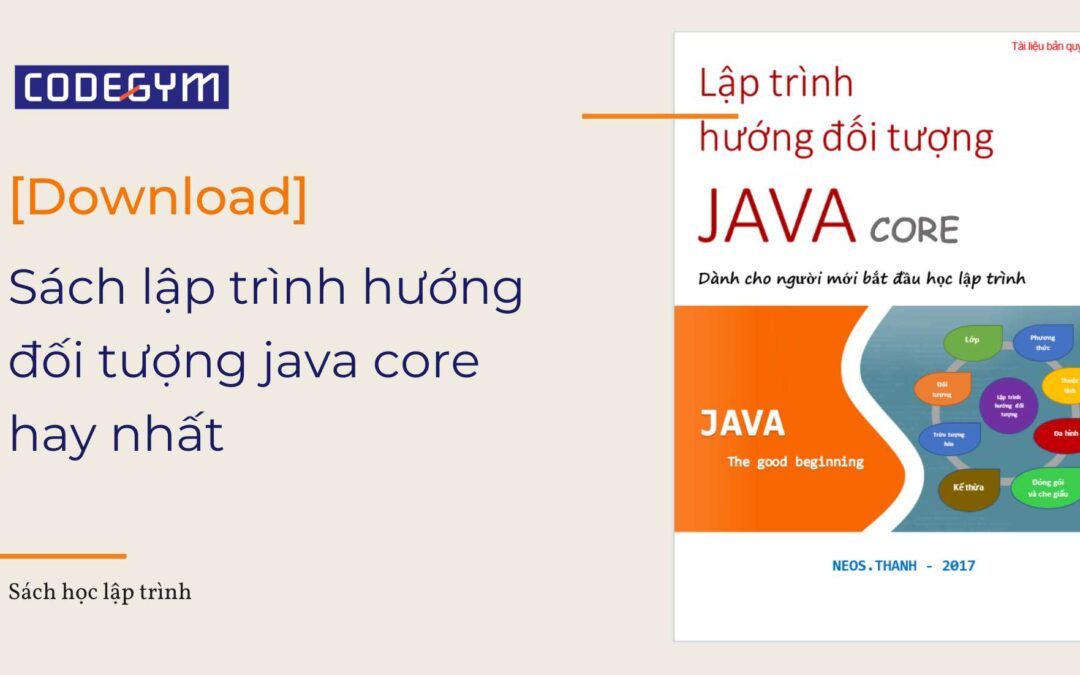 [Download] 10 đầu sách lập trình hướng đối tượng java core hay nhất