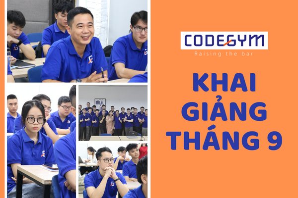 CodeGym Hà Nội khai giảng khóa học Java & JavaScript tháng 9 