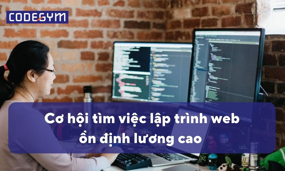 Cơ Hội Tìm Việc Lập Trình Web Ổn Định Lương Cao